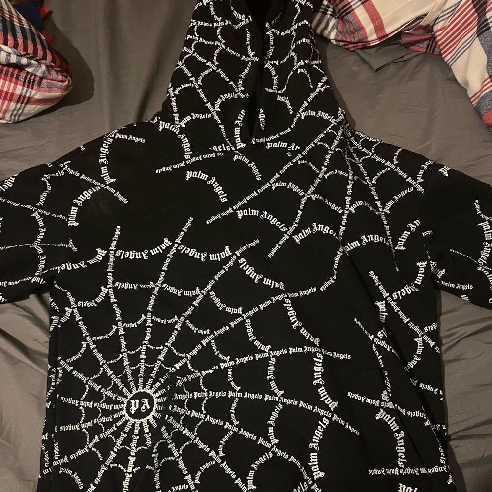 Palm Angels Web Hoodie